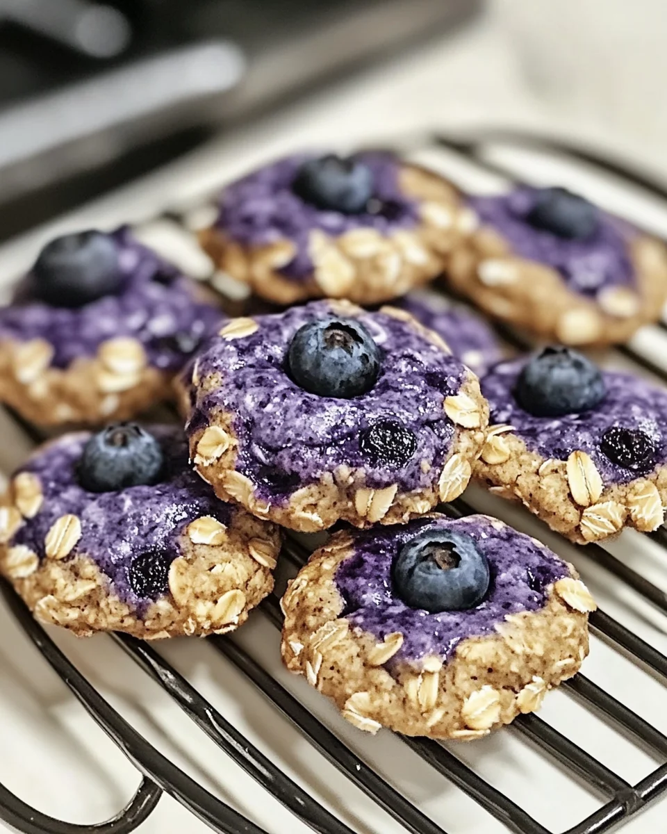 Blueberry Oat Dog Cookies Recipe
