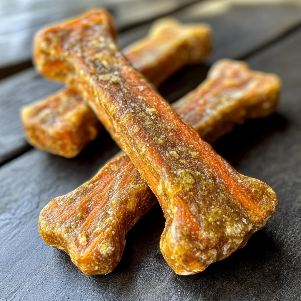 Apple and Carrot Hard Bones for Dogs: Homemade Treat for Pups