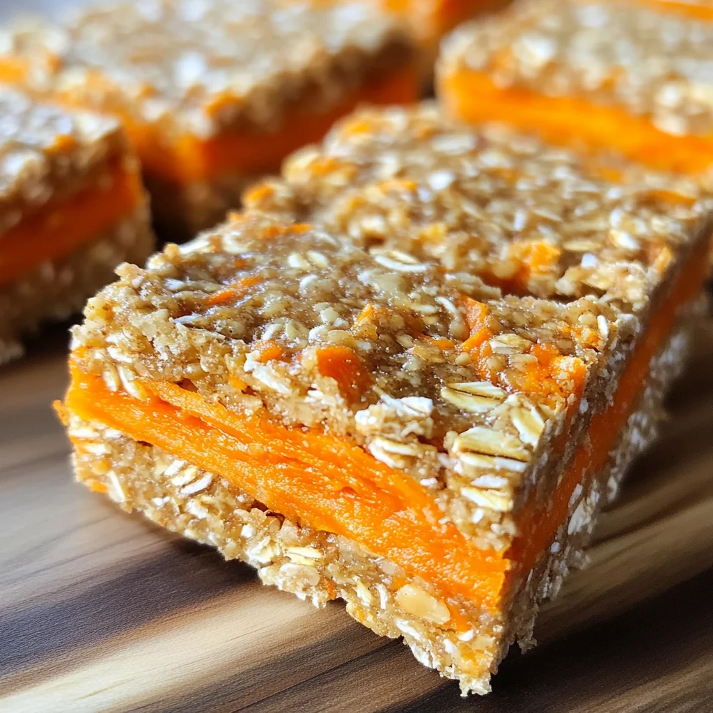 Carrot & Oat Bars for Dogs.