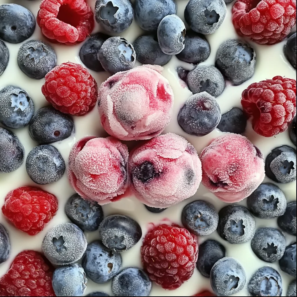 Frozen Yogurt and Berry Bites: A Cool, Refreshing Treat for Hot Days