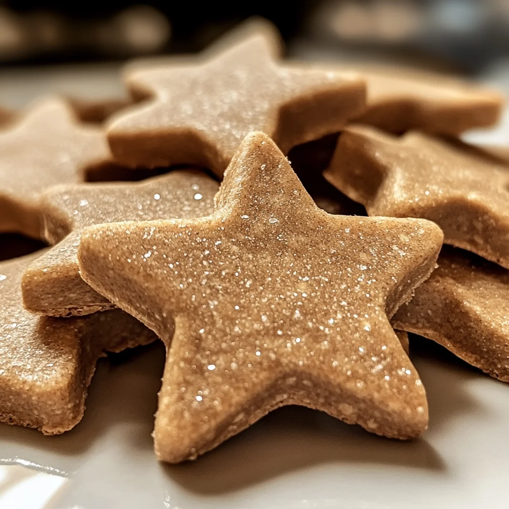 Holiday Peanut Butter Star Treats for Dogs