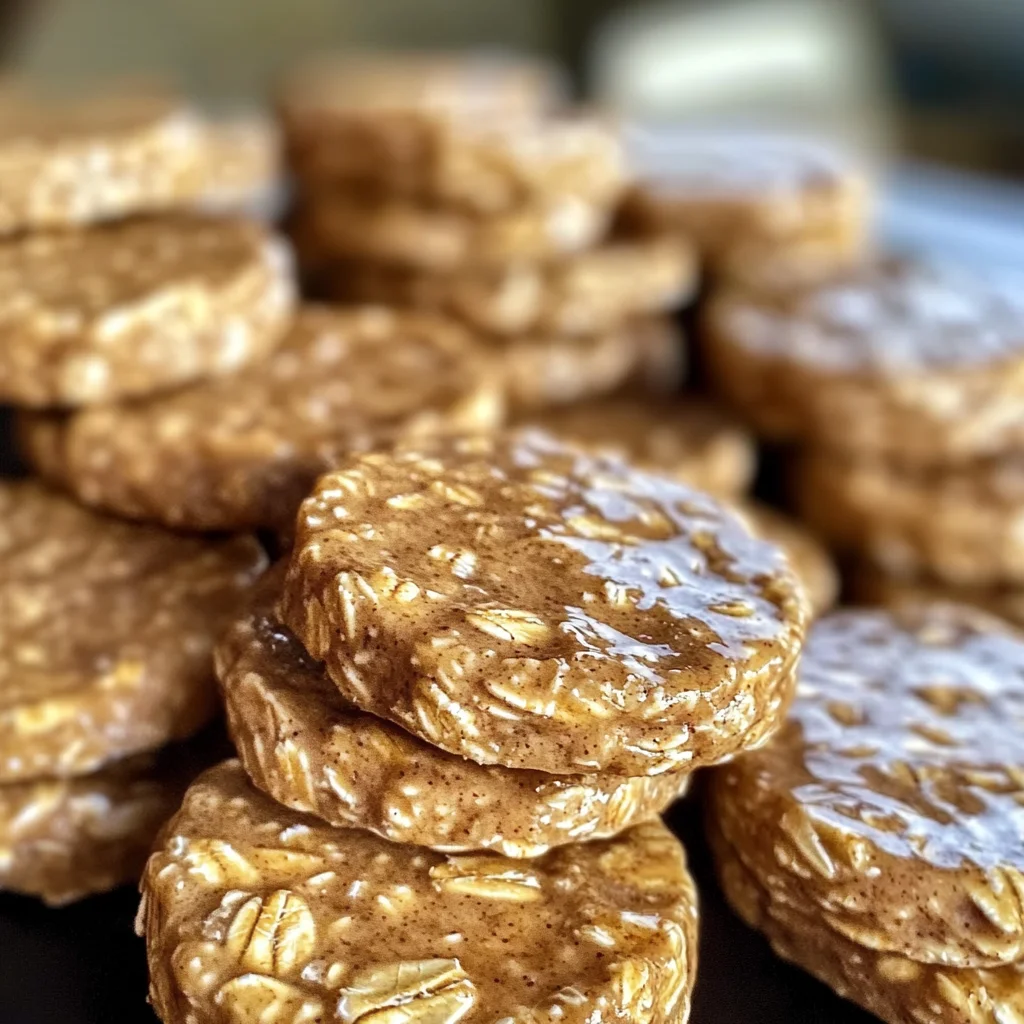 Peanut Butter Oat Rounds for Dogs Recipe Homemade Treat