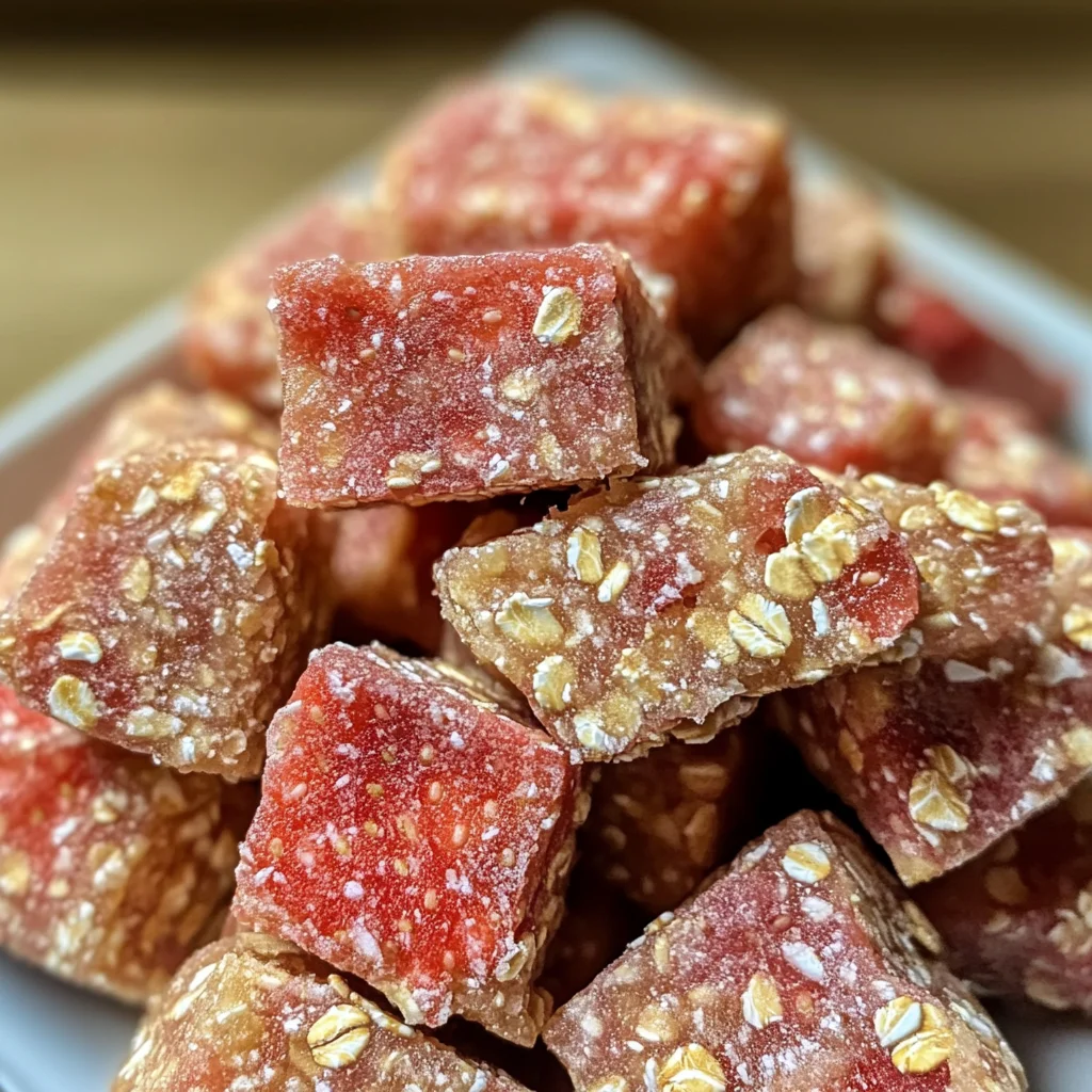 Strawberry & Oat Nibbles for Dogs: A Fresh and Healthy Homemade Treat