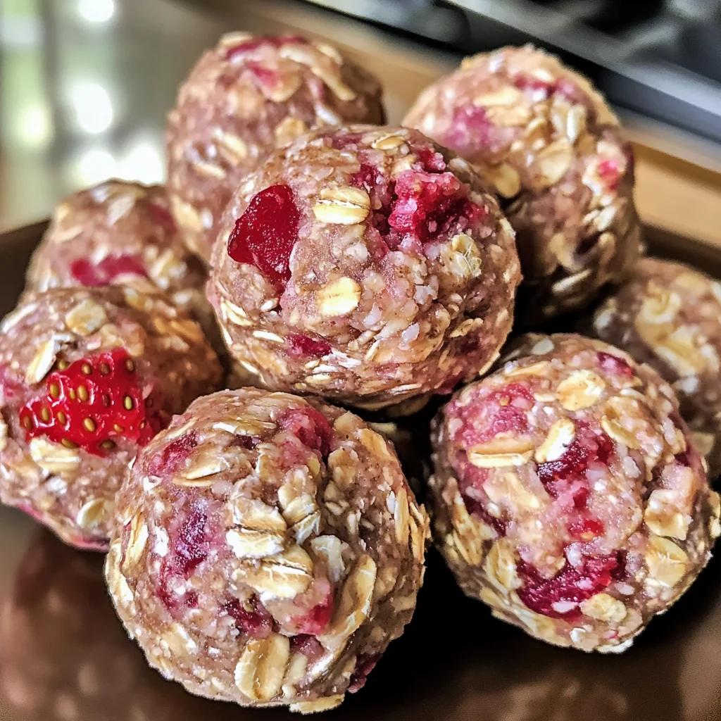 Strawberry and Banana Oat Balls for Dogs: A Sweet and Healthy Treat