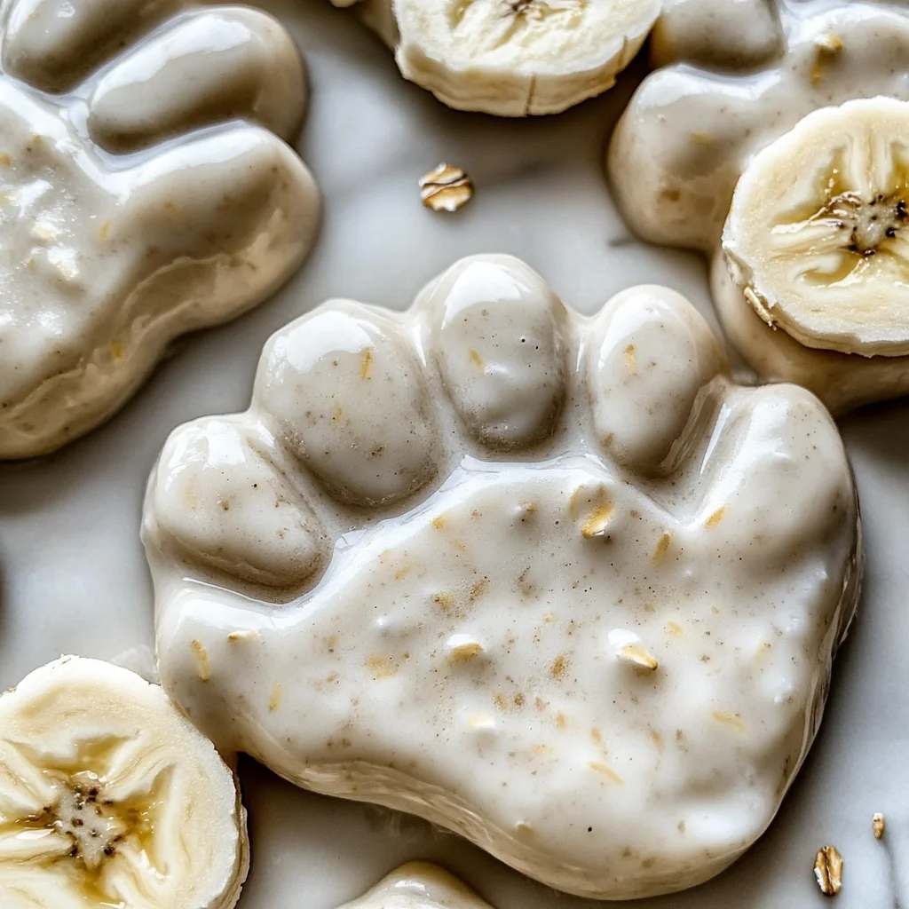 Banana Oat Frozen Dog Treats Recipe: A Cool and Healthy Treat for Your Pup!