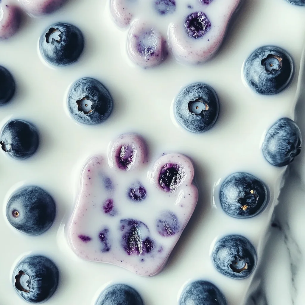 Blueberry Yogurt Paw Treats for Dogs: A Healthy and Delicious Recipe