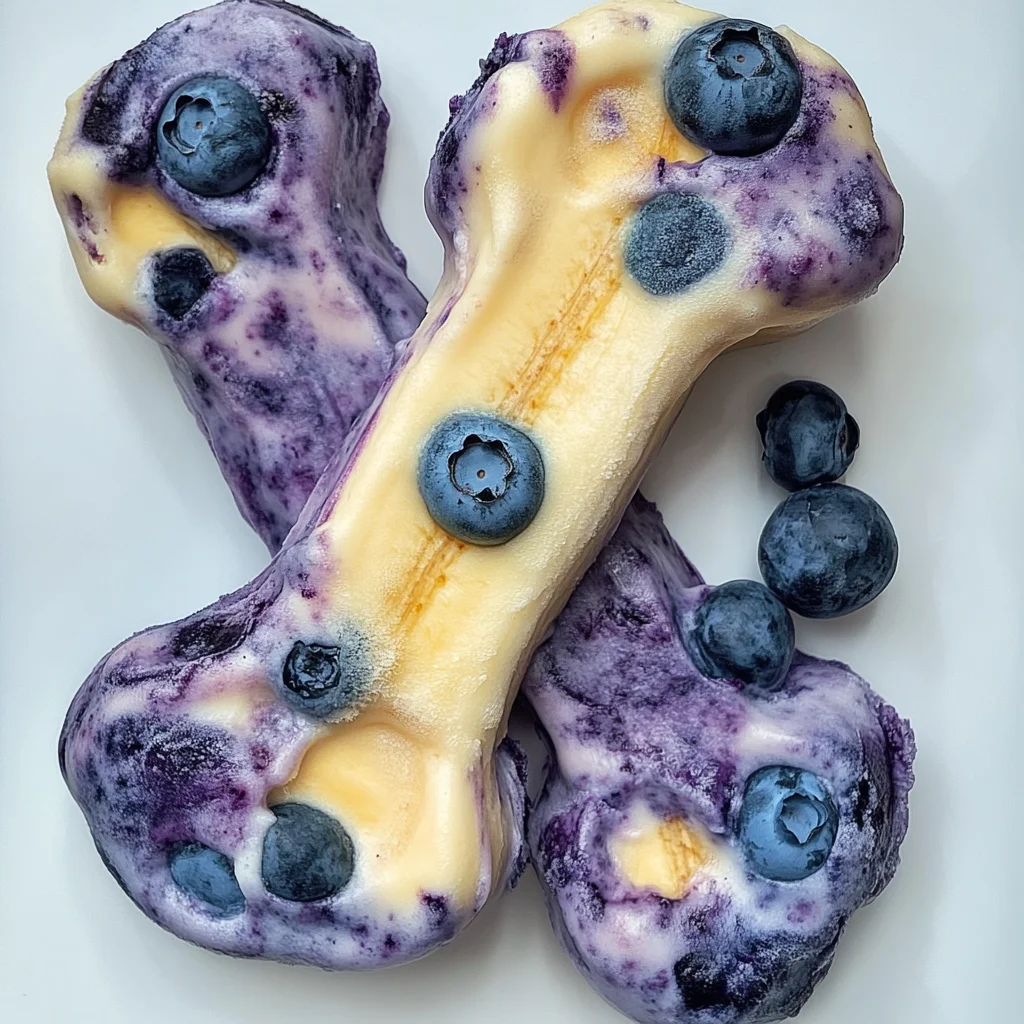 Blueberry & Banana Frozen Yogurt Bones Recipe: A Healthy and Refreshing Dog Treat