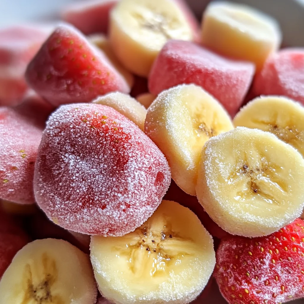 Frozen Strawberry Banana Bites Recipe for Dogs: A Cool and Healthy Treat