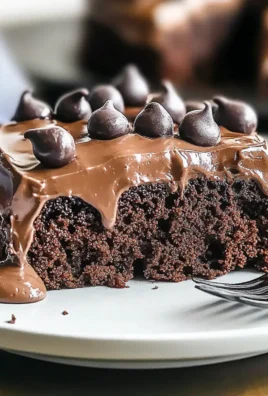 Irresistible Chocolate Poke Cake