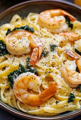 Lemon Garlic Parmesan Shrimp Pasta