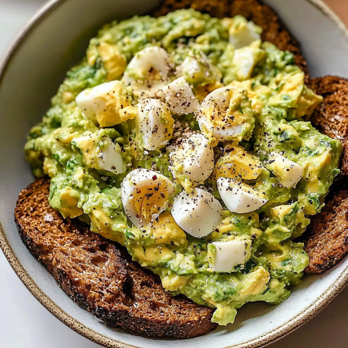 Avocado Egg Salad (No Mayo!)