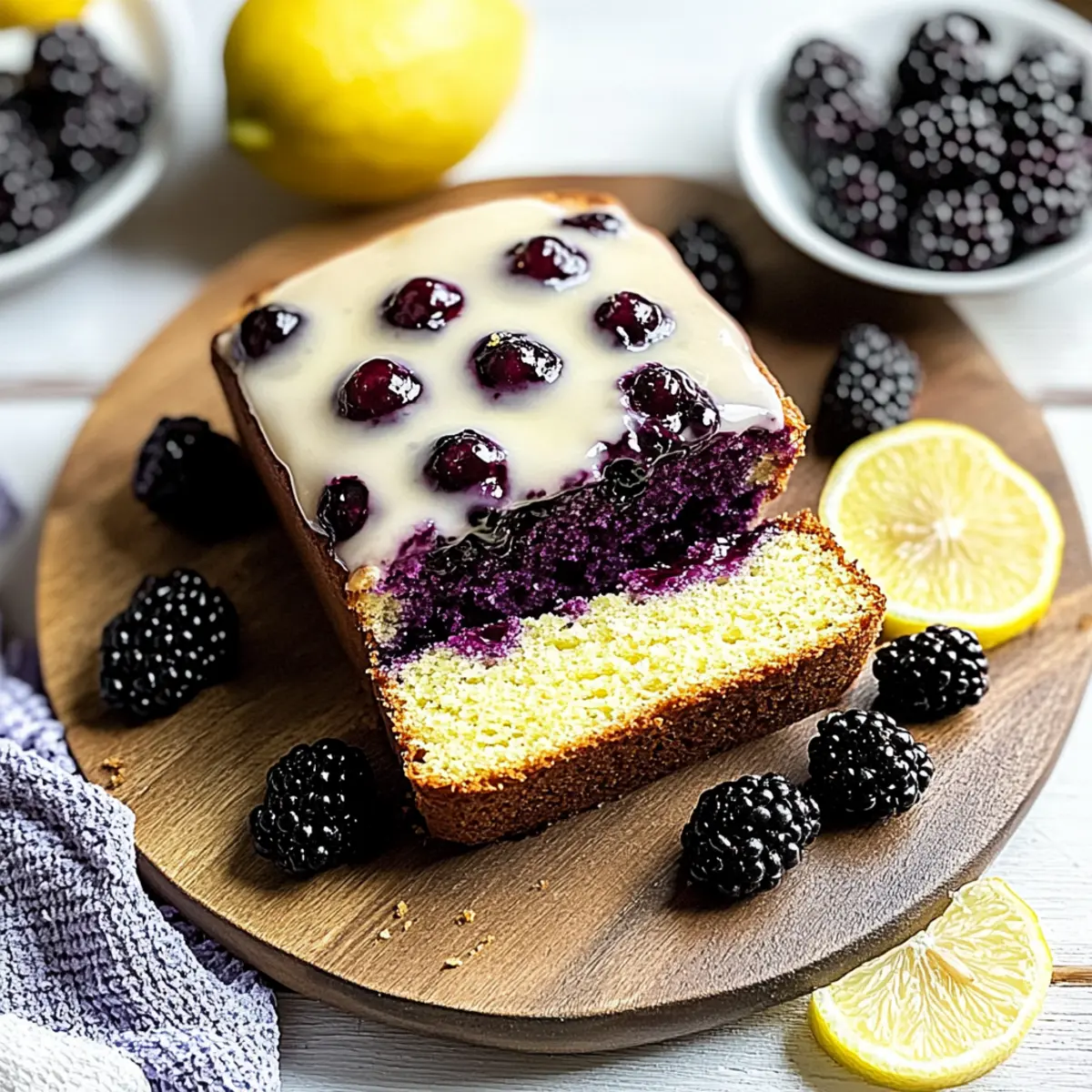 Blackberry Lemon Loaf
