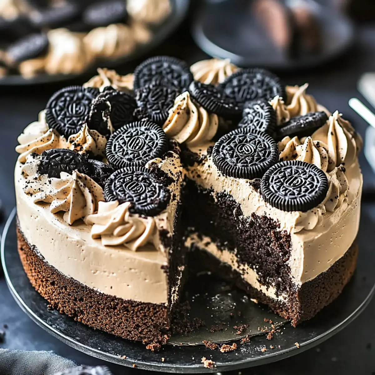 Decadent Oreo Cookie Cake