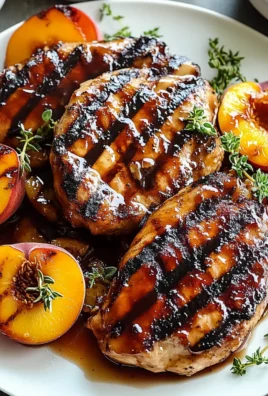 Saucy Grilled Peach Chicken