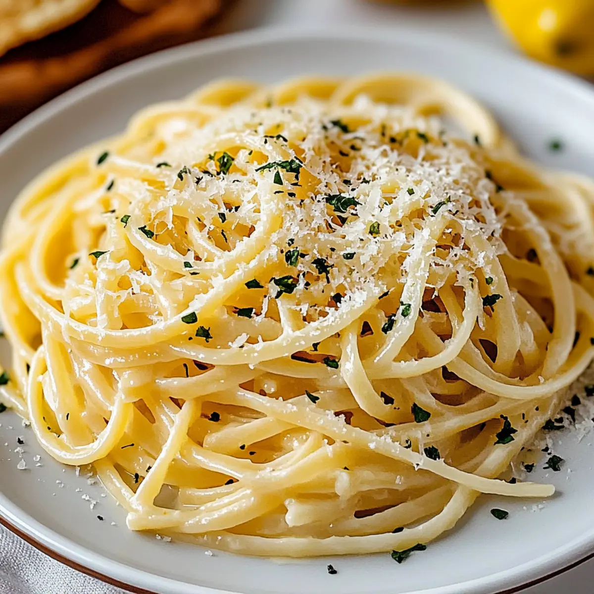 Lemon Garlic Pasta
