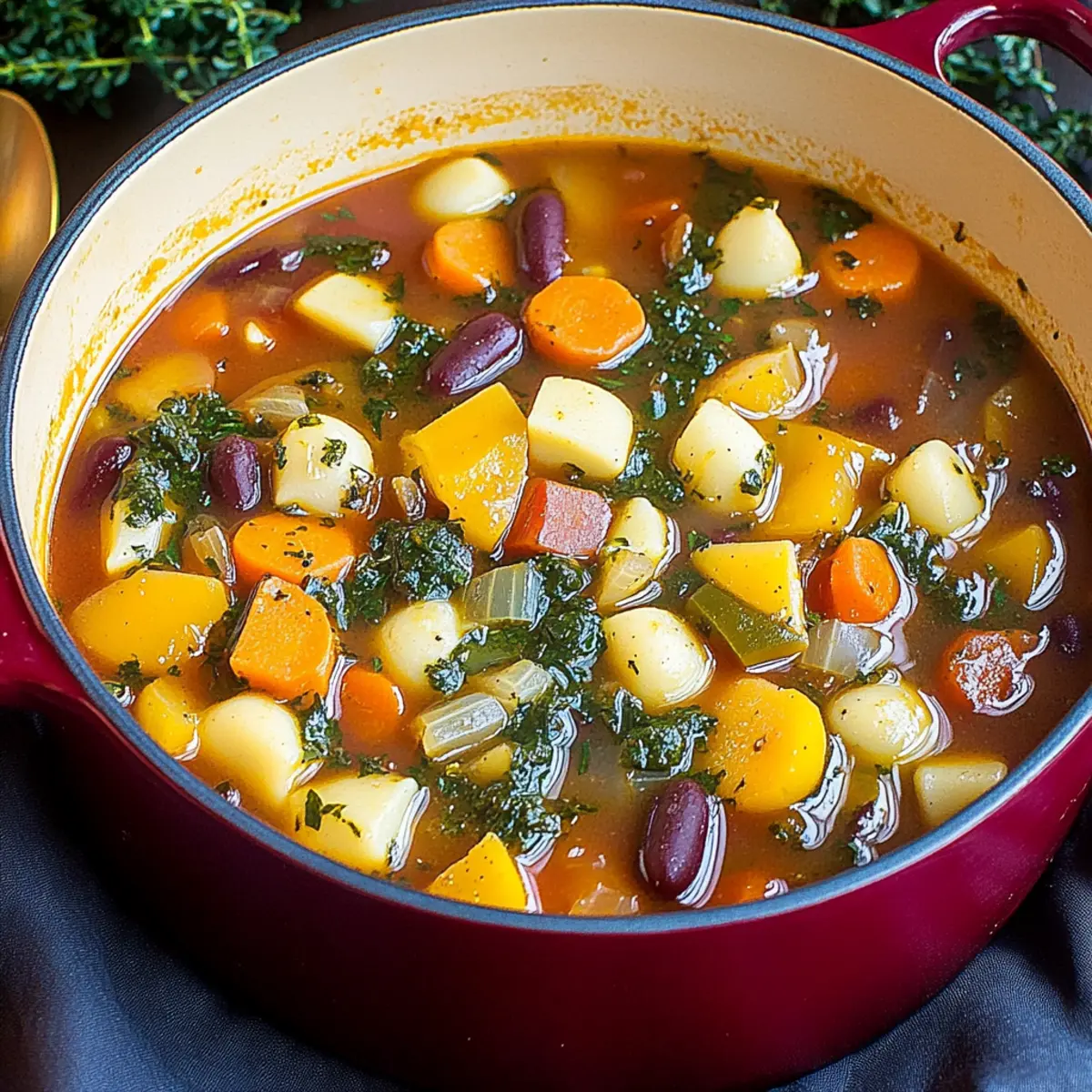 Autumn Minestrone Soup