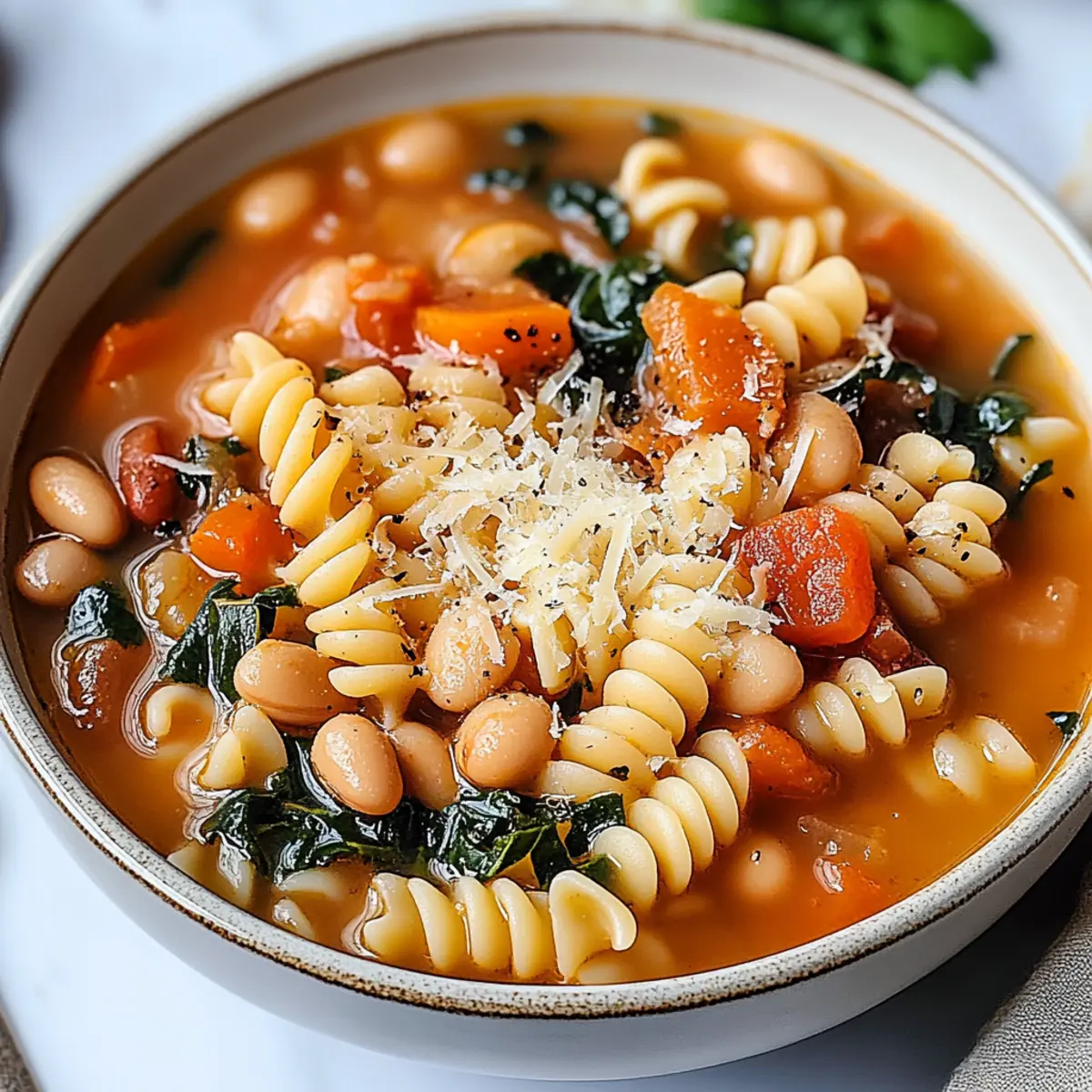 Pasta and Bean Soup