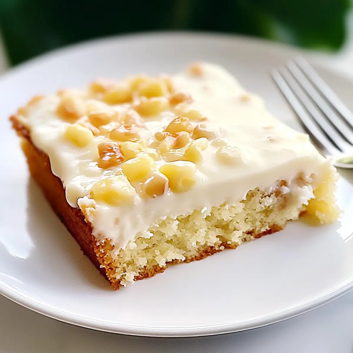 White Texas Sheet Cake