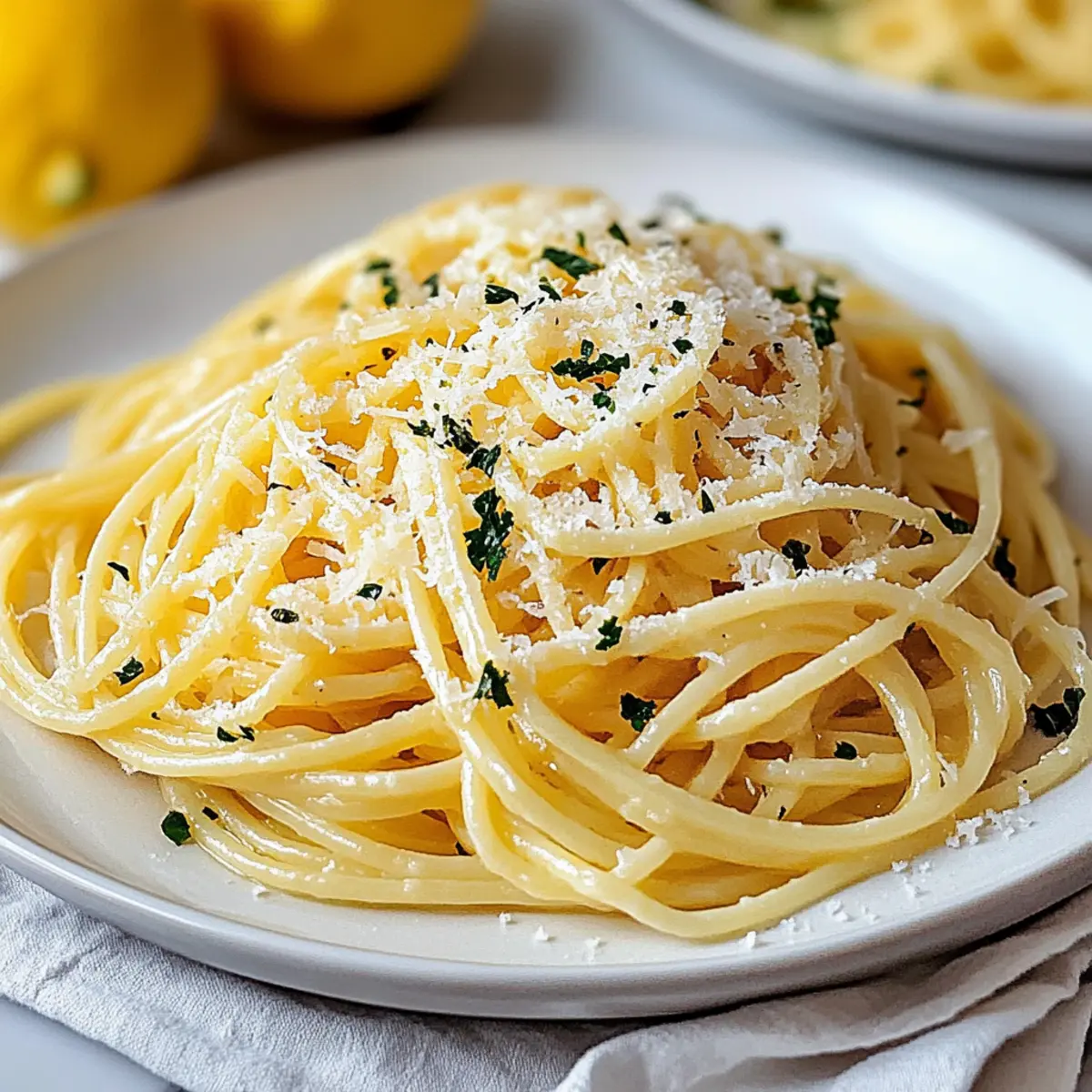 Lemon Garlic Pasta