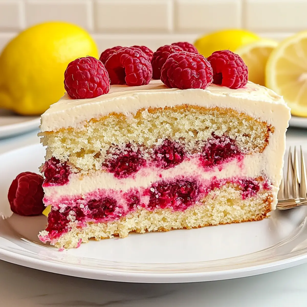 Lemon Raspberry Cake