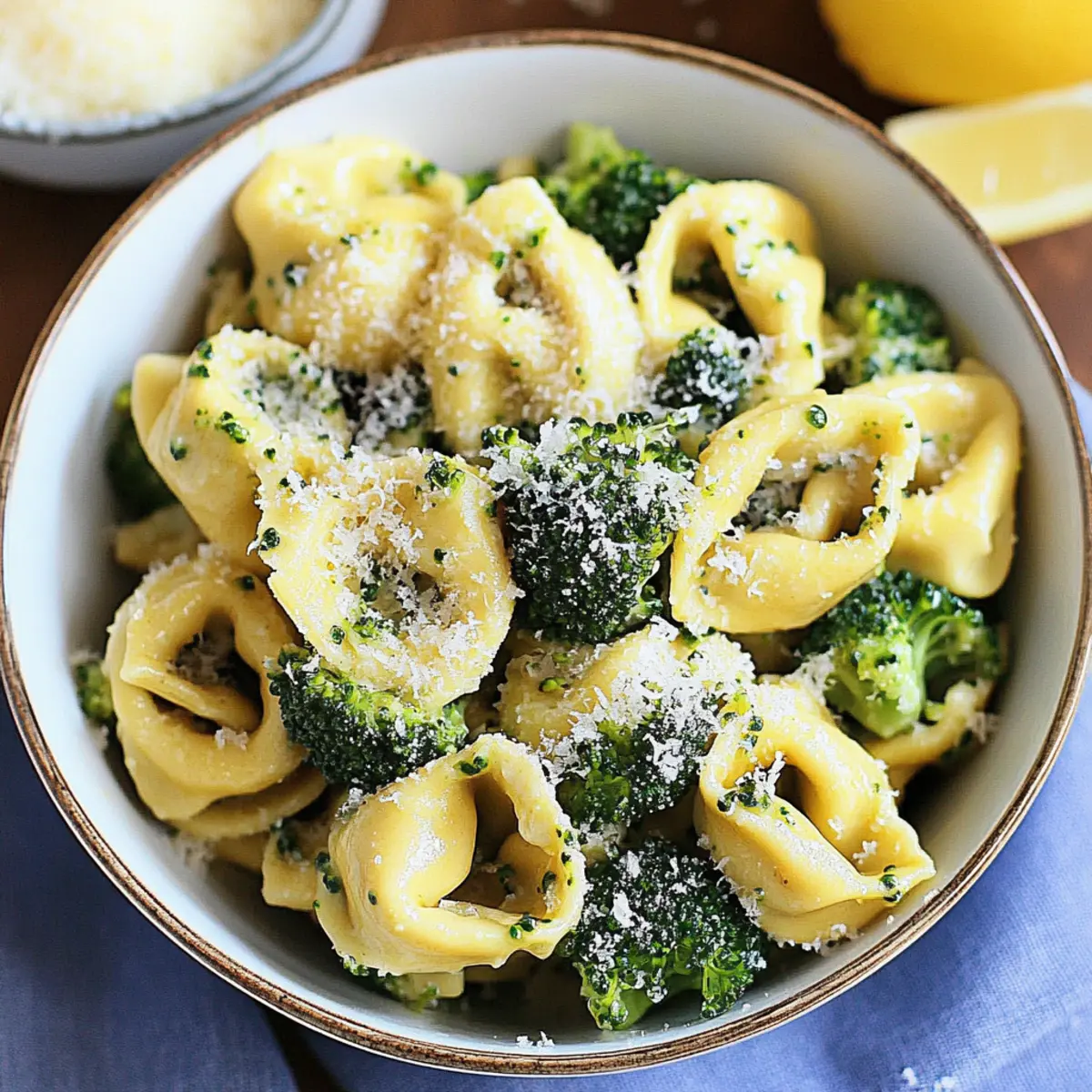 Lemon Broccoli Tortellini