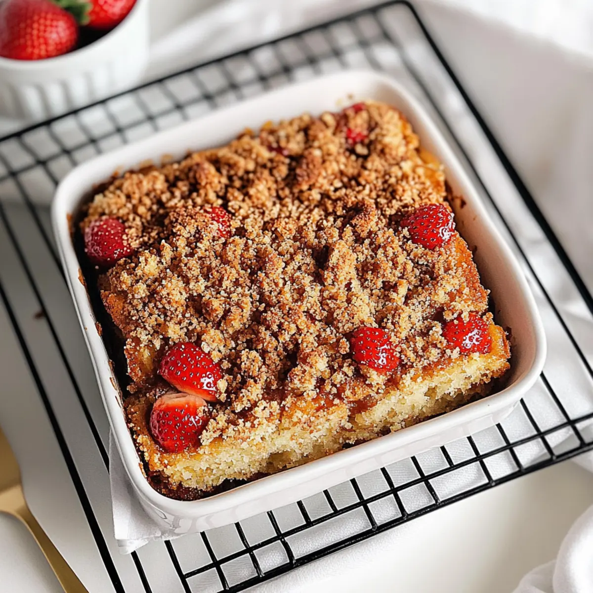 Strawberry Coffee Cake