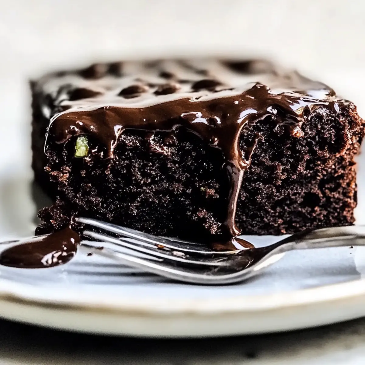 Chocolate Zucchini Snack Cake