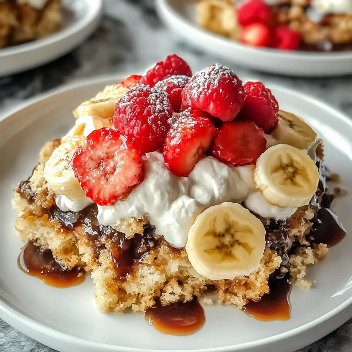 Banana Split Dump Cake