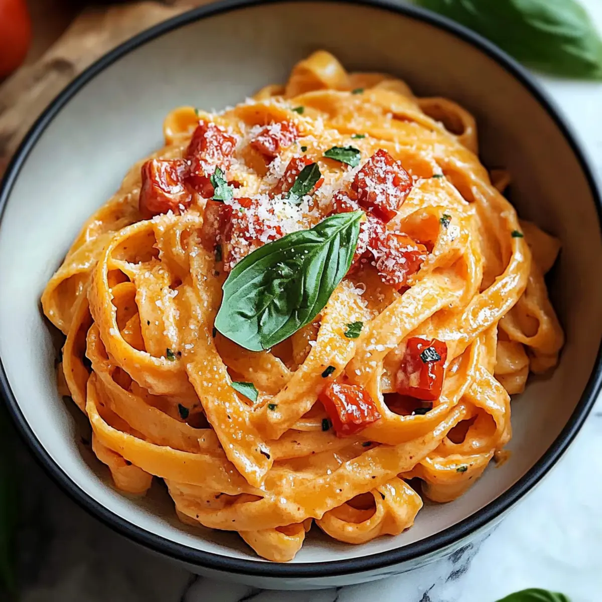 One Pot Creamy Tomato Pasta