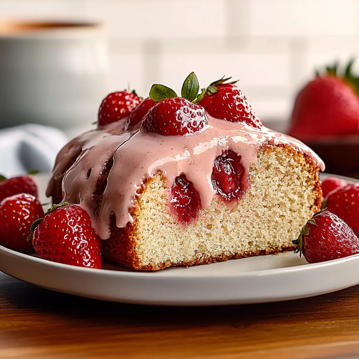 Strawberry Pound Cake