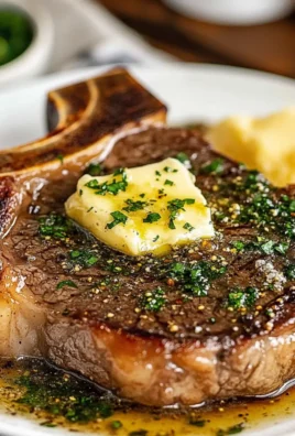 Air Fryer Steak with Garlic Butter