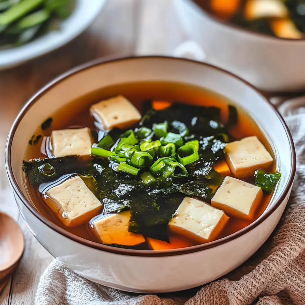 Miso Tofu Soup