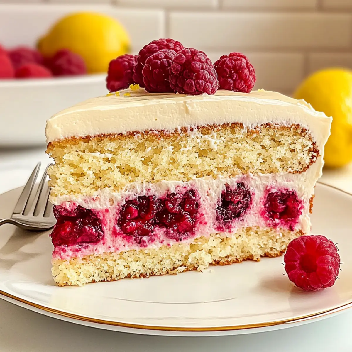 Lemon Raspberry Cake