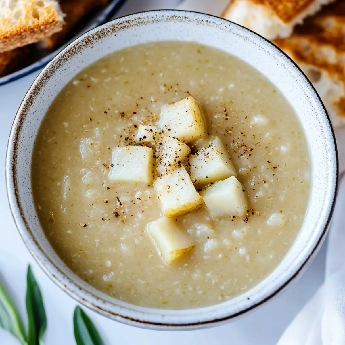 Delicious Cauliflower Potato & Leek Soup