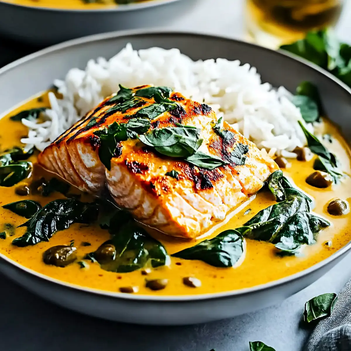 30 Minute Coconut Salmon Curry