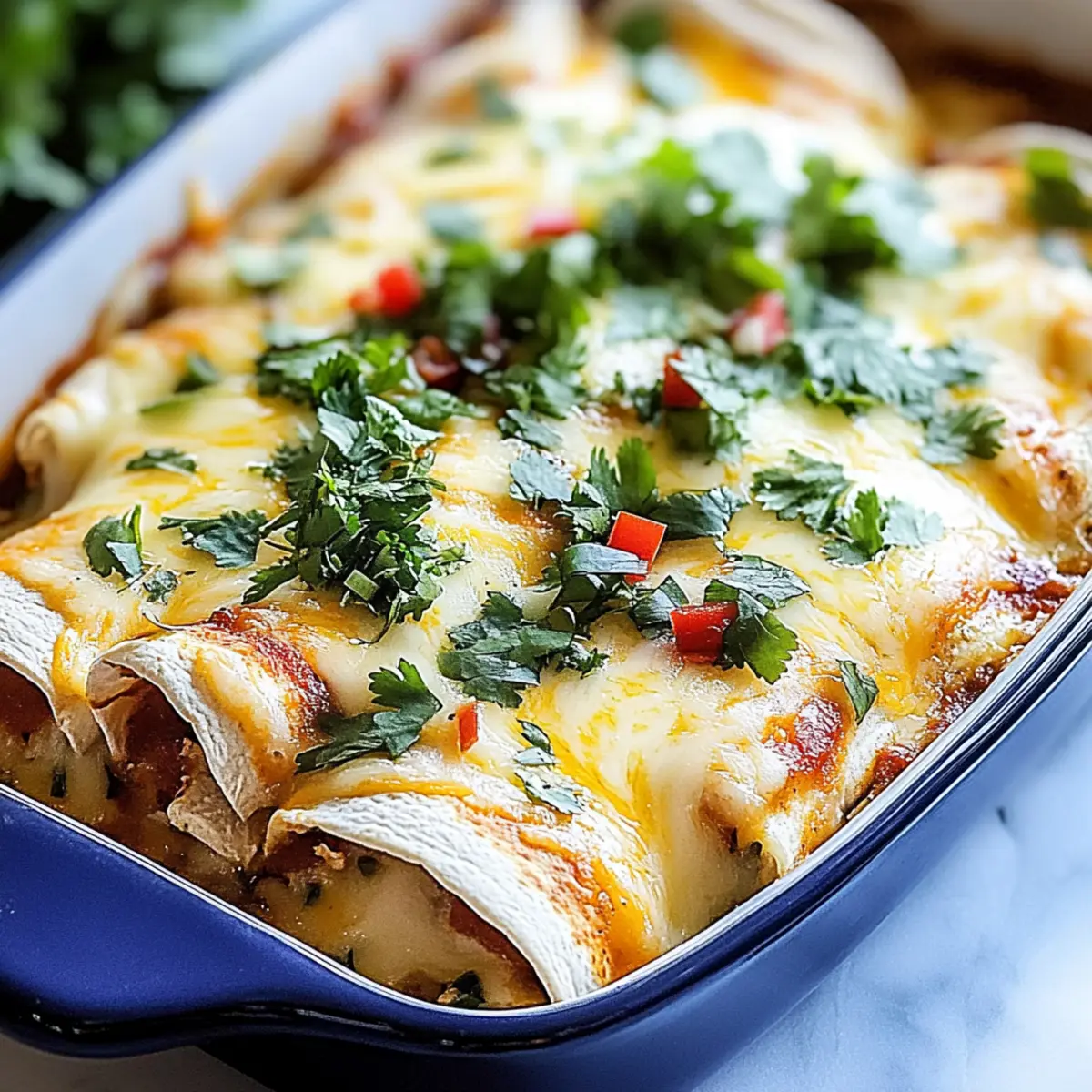 White Chicken Enchiladas