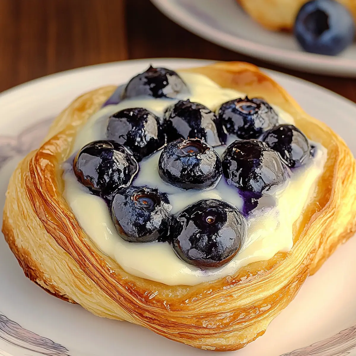 Blueberry Cream Cheese Danish