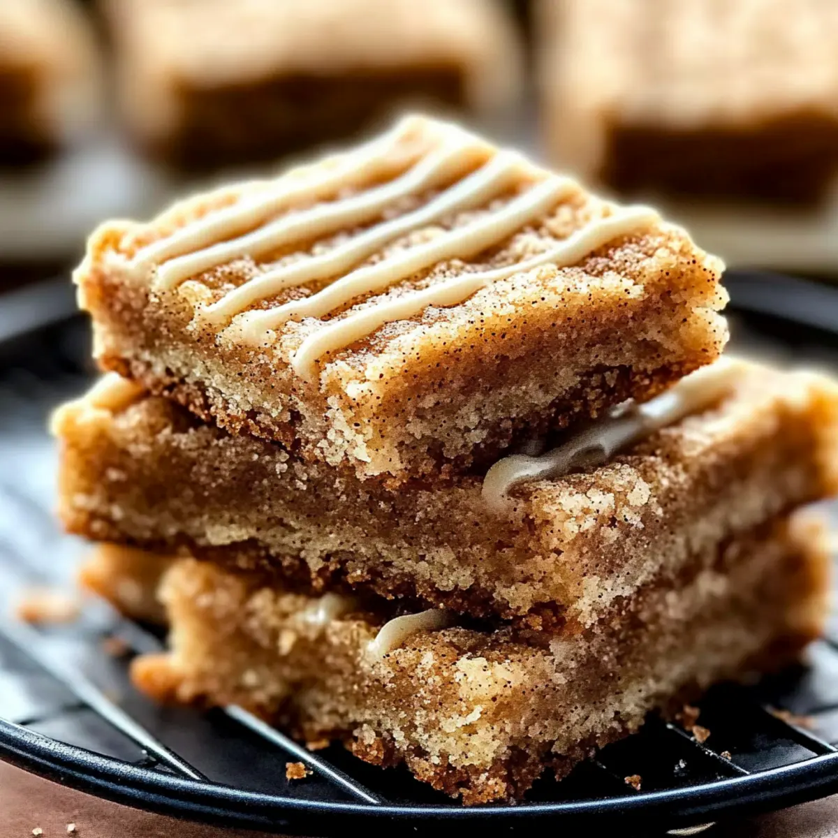 Soft Snickerdoodle Bars