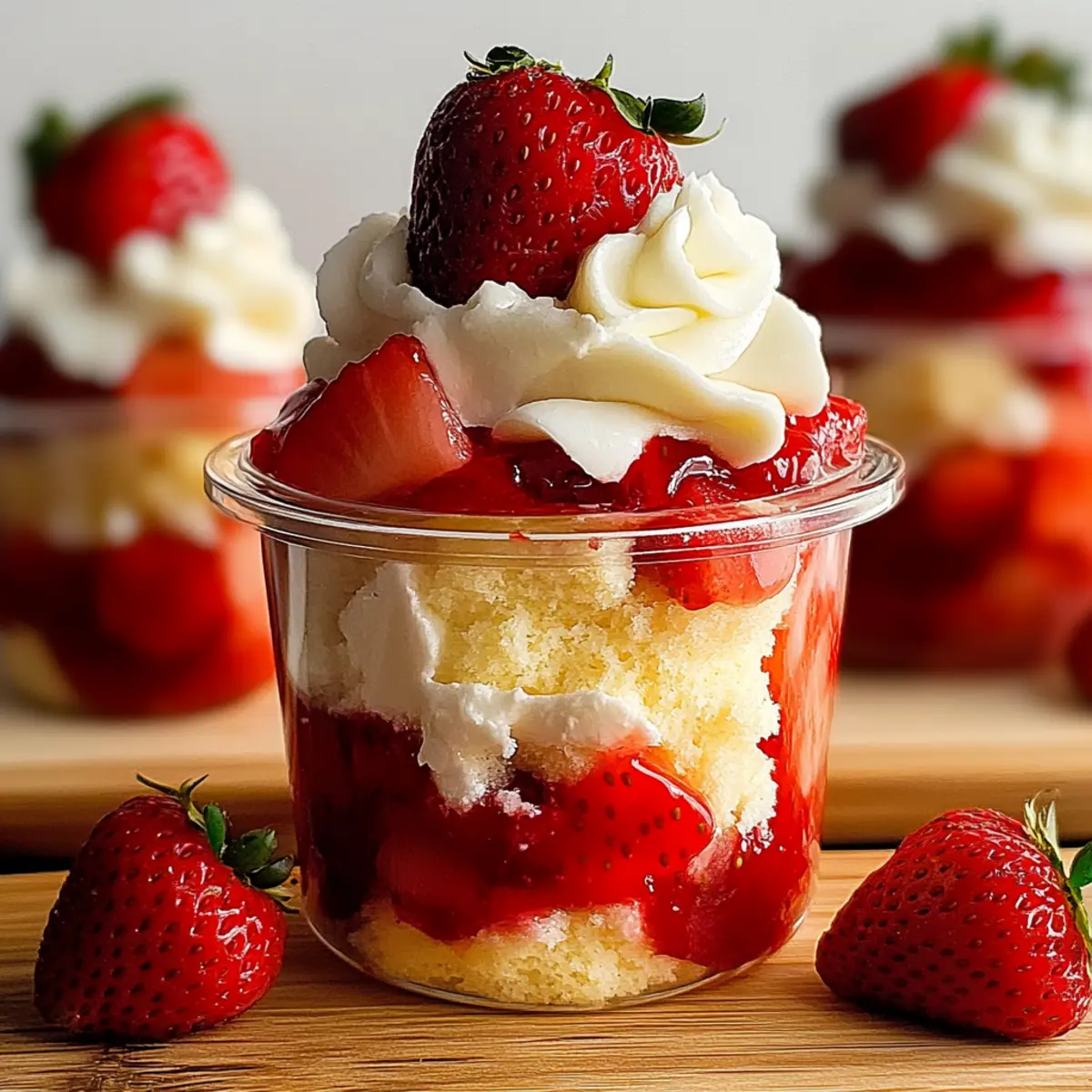 Strawberry Shortcake Cups