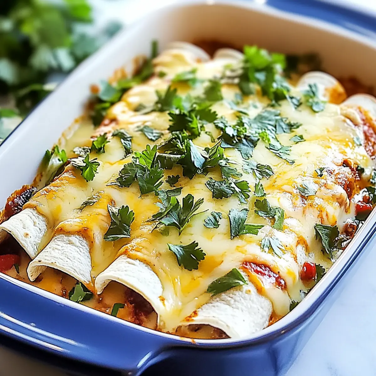 White Chicken Enchiladas