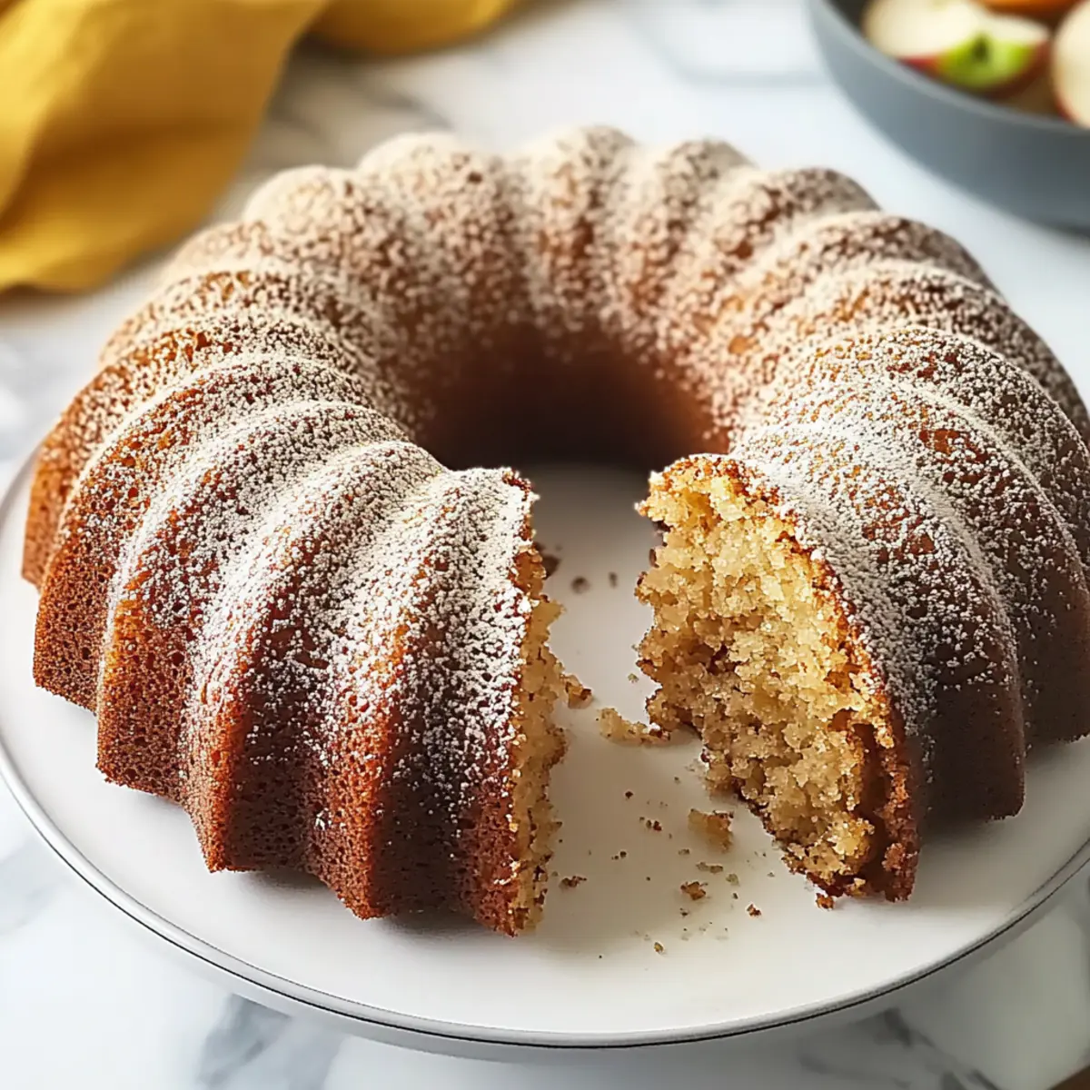Apple Cider Donut Cake