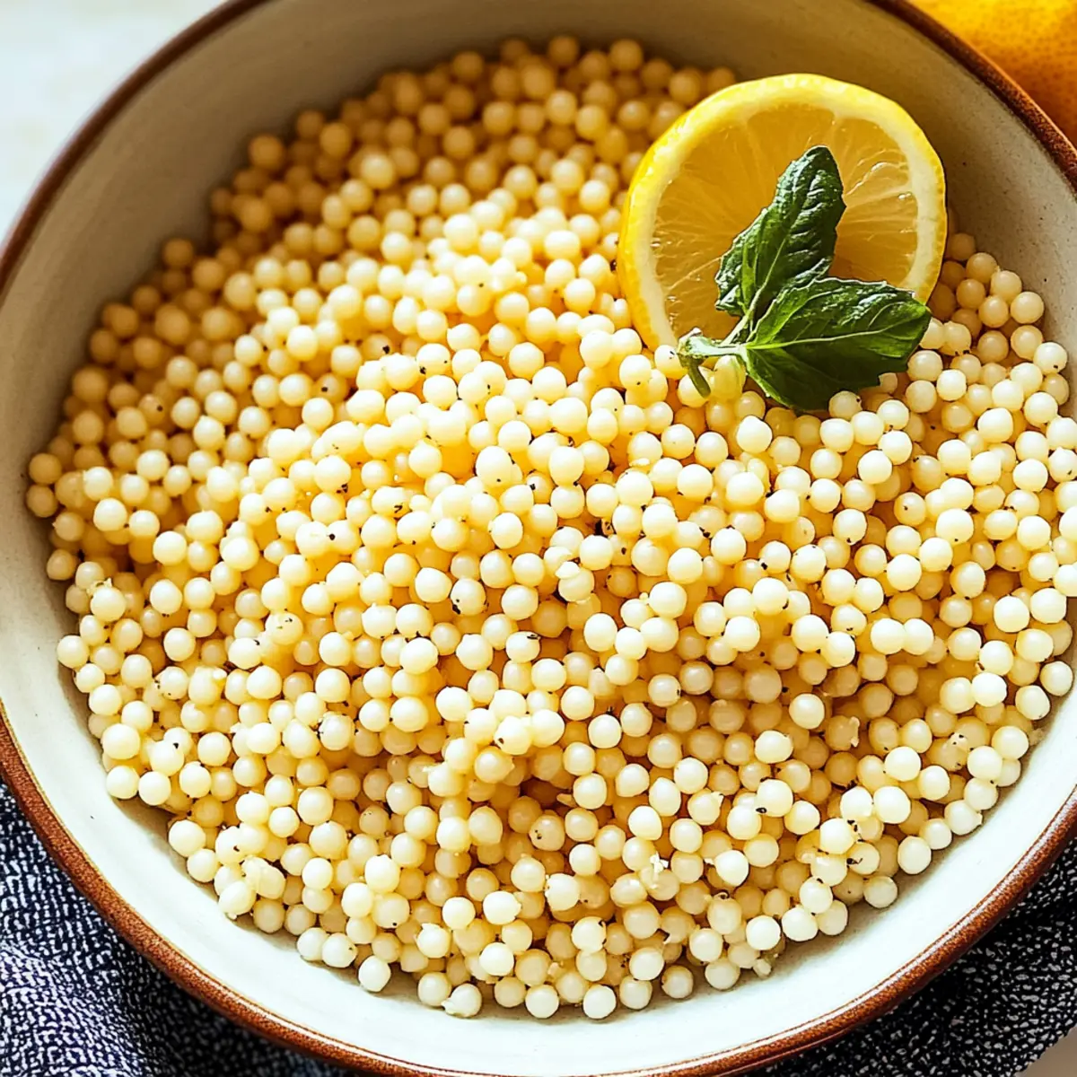 Lemon Parmesan Pearl Couscous
