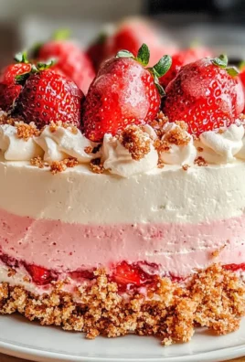 Strawberry Crunch Cake