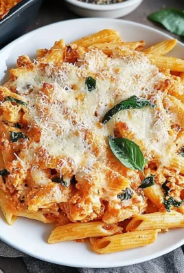 Chicken Parmesan Baked Pasta