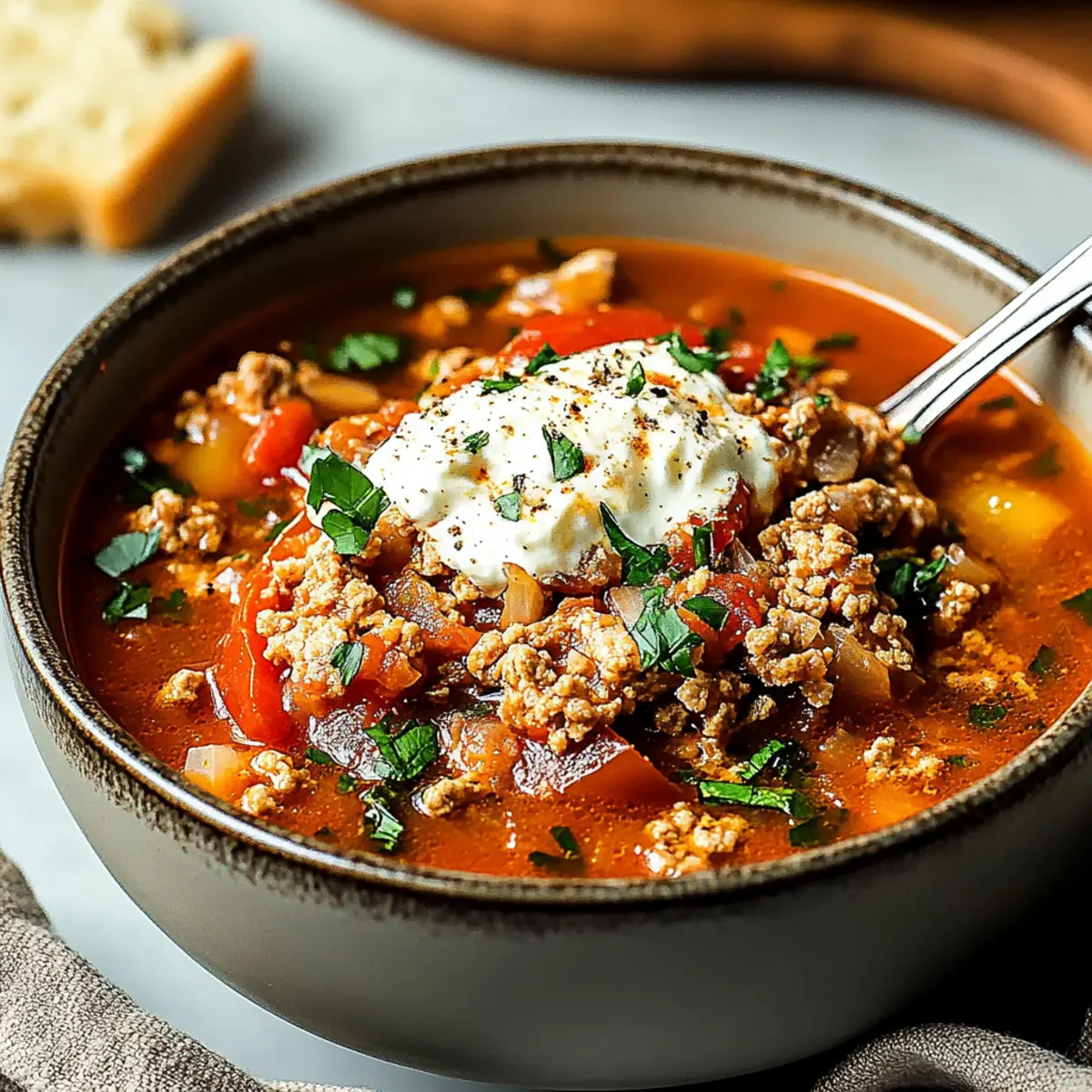 Stuffed Pepper Soup