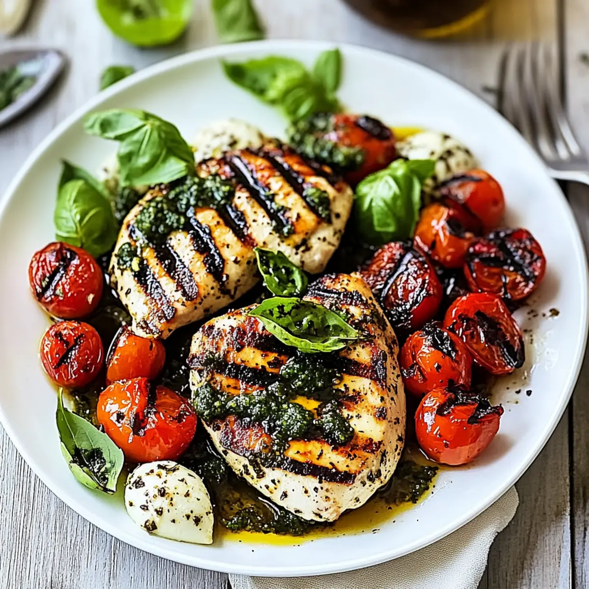 Juicy Grilled Caprese Chicken