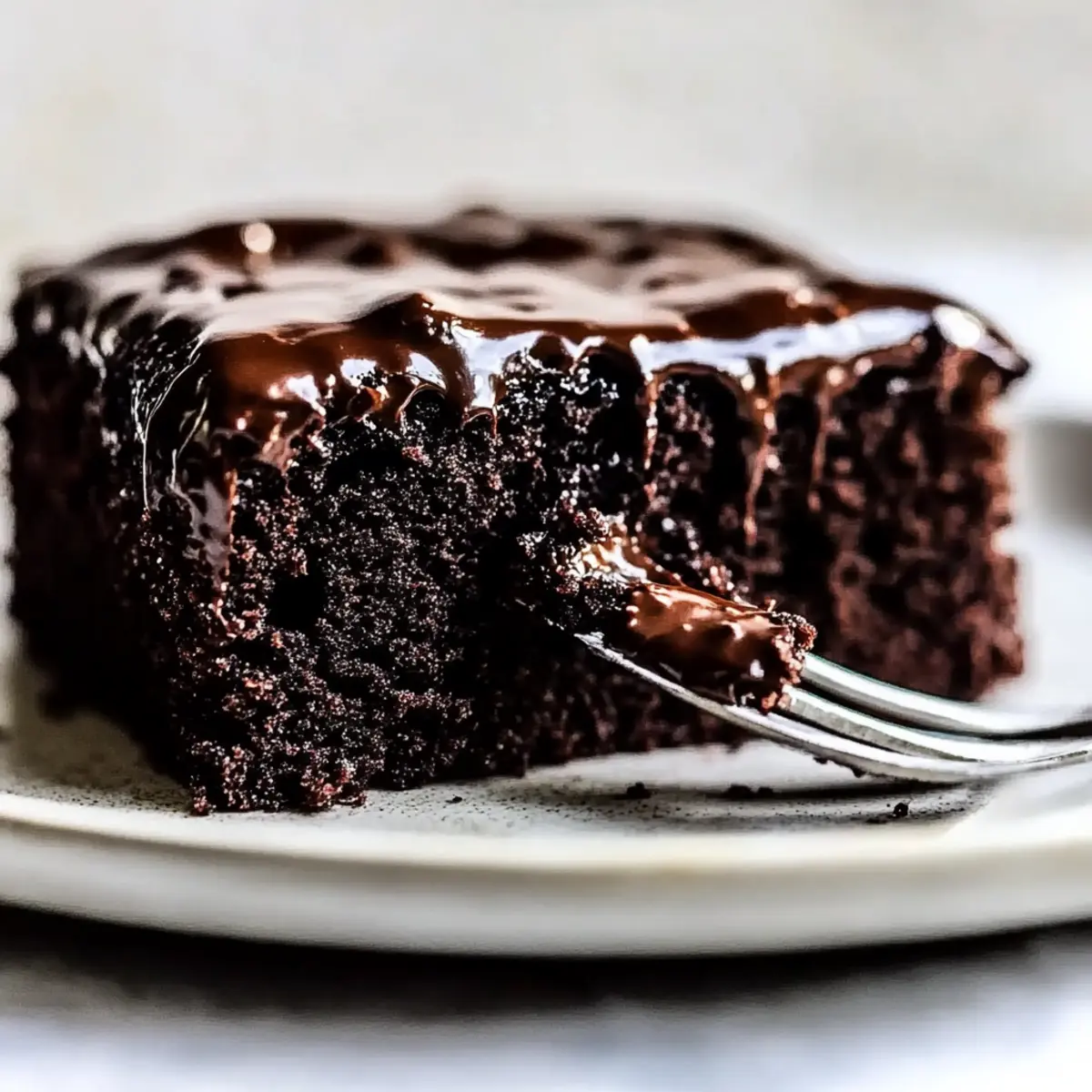 Chocolate Zucchini Snack Cake
