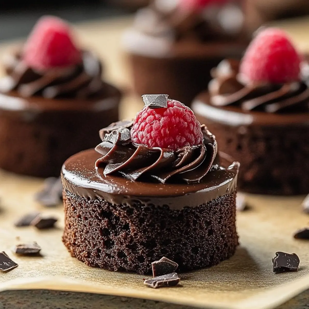 Mini Chocolate Cakes