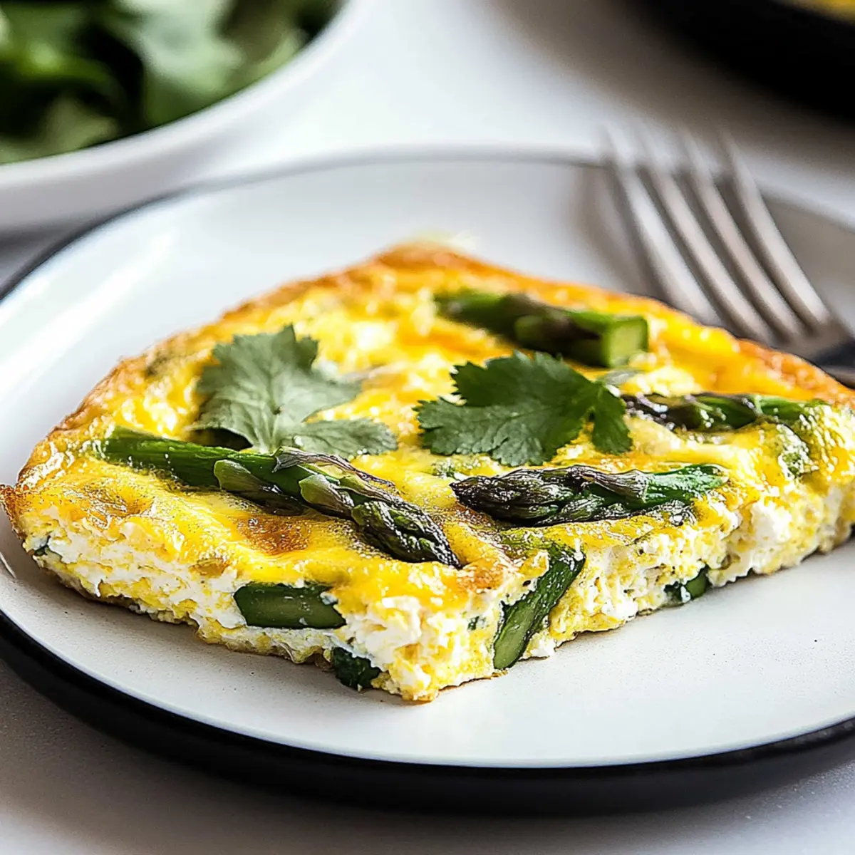 Stovetop Frittata with Asparagus