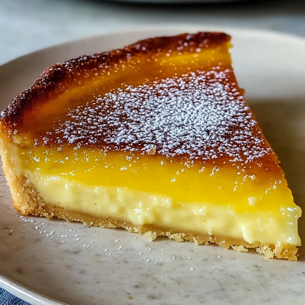 Italian Grandma’s Lemon Custard Cake – Classic Recipe